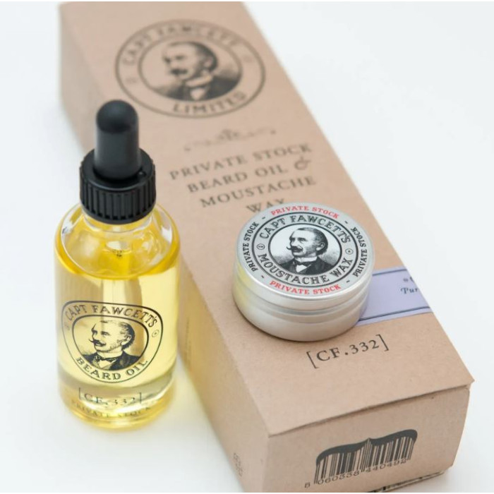 Набір для догляду за бородою Captain Fawcett Private Stock Beard Gift Set