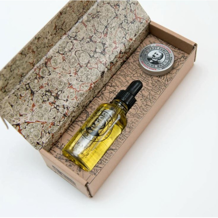 Набір для догляду за бородою Captain Fawcett Private Stock Beard Gift Set