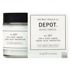 Захисний крем до та після гоління Depot 401 Pre & Post Shave Cream Skin Protector