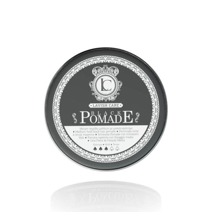 Черная помада для укладки волос Lavish Care Black Pomade, 100 мл