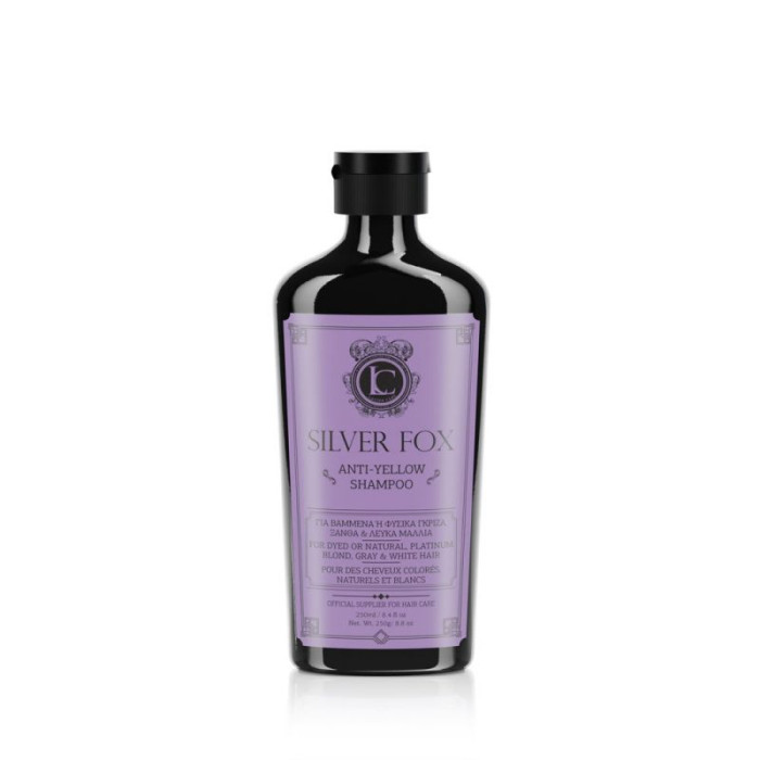 Шампунь для мужчин против желтизны волос Lavish Care Silver Fox Anti-Yellow Shampoo, 300 мл