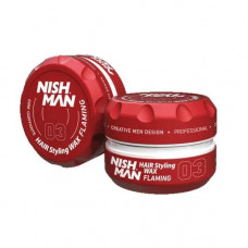 Віск для укладання волосся Nishman №03 Hair Styling Wax Flaming 100 мл