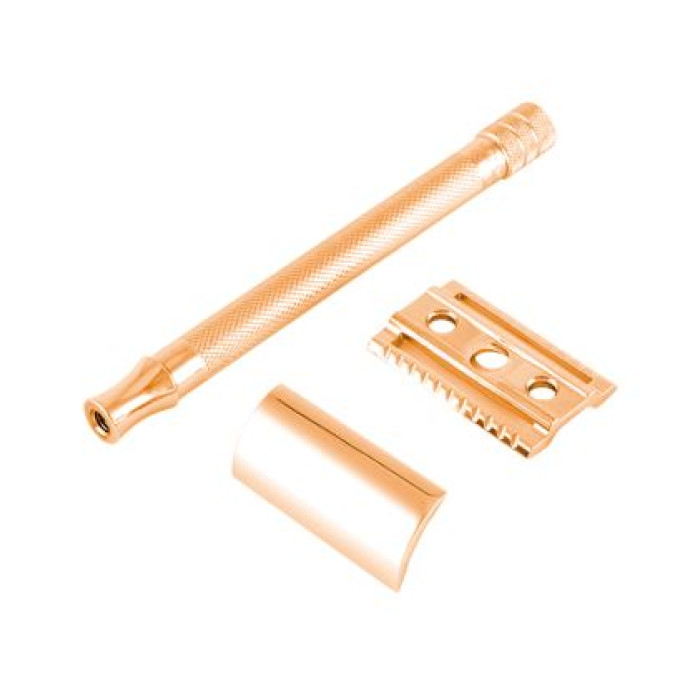 Станок для бритья Т-образный Merkur Solingen 24C Gold