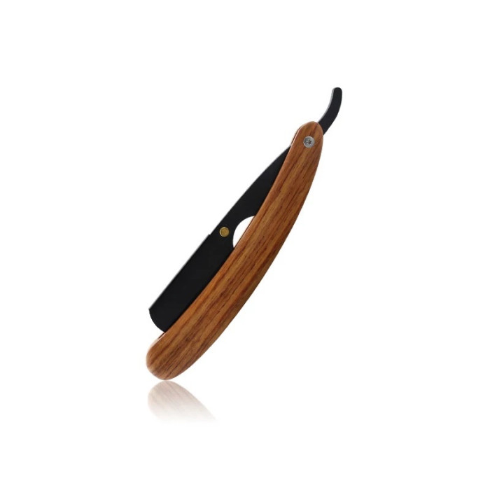 Опасная бритва (шаветта) Maximus Walnut Wood Black ST20