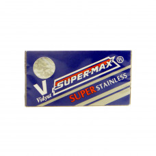 Леза для безпечної бритви Super-Max Stainless (10 лез)