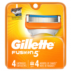 Картриджі Gillette Fusion Power, 4 штук в упаковці